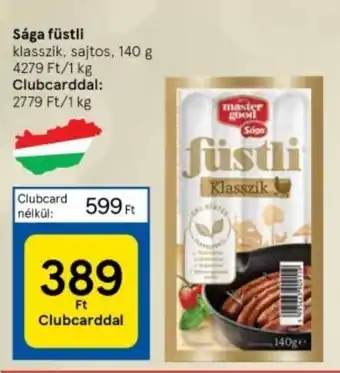 Tesco Sága füstli 140 g ajánlat