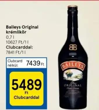 Baileys Original krémlikőr 0,7 l
