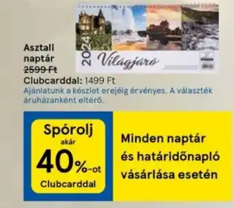 Asztali naptár