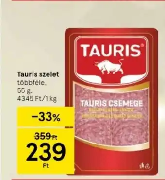 Tesco Tauris szelet 55g ajánlat