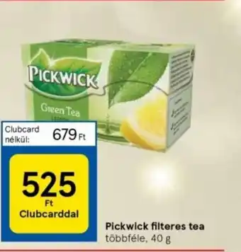 Tesco Pickwick filteres tea 40 g ajánlat