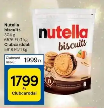 Tesco Nutella biscuits 304 g ajánlat