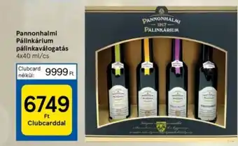 Tesco Pannonhalmi Pálinkárium pálinkaválogatás 4x40ml ajánlat