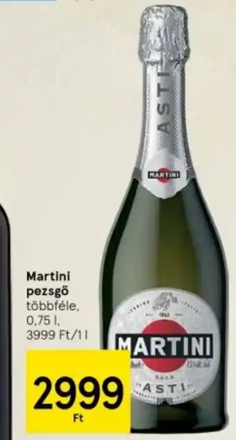 Tesco Martini pezsgő 0,75l ajánlat