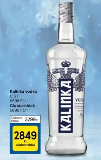 Tesco Kalinka vodka 0,5l ajánlat