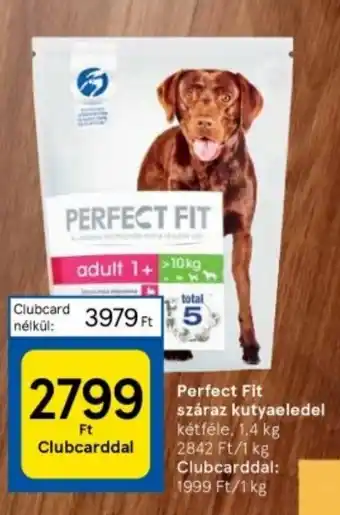 Tesco Perfect Fit száraz kutyaeledel 1,4kg ajánlat