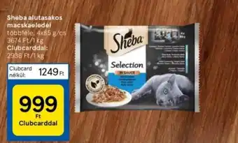 Sheba alutasakos macskaeledel 4x85 g