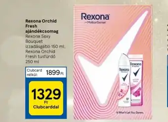 Tesco Rexona Orchid Fresh ajándékcsomag 250ml ajánlat