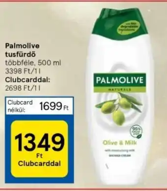Tesco Palmolive tusfürdő többféle 500 ml ajánlat