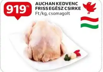 Auchan AUCHAN KEDVENC FRISS EGÉSZ CSIRKE 1kg ajánlat