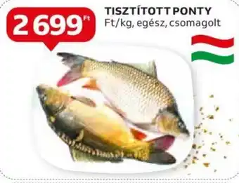 Auchan TISZTÍTOTT PONTY 1kg ajánlat