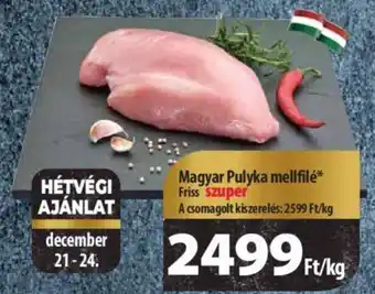 Coop Magyar Pulyka mellfilé 1kg ajánlat
