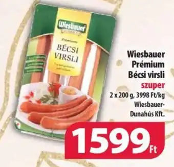 Coop Wiesbauer Prémium Bécsi virsli 2x200g ajánlat