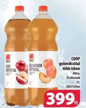 Coop COOP gyümölcsital több ízben 2l ajánlat