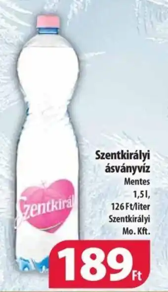 Coop Szentkirályi ásványvíz 1,5l ajánlat