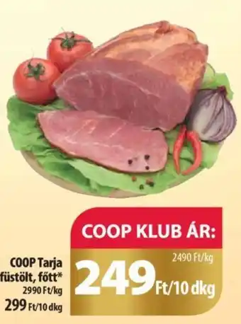 Coop COOP Tarja füstölt főtt 10dkg ajánlat