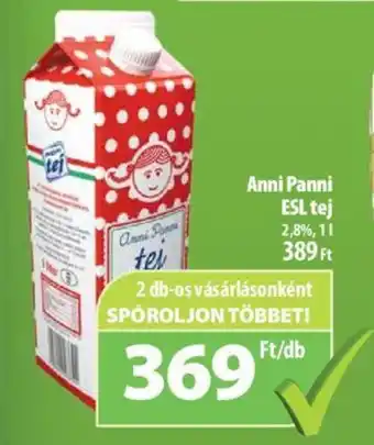Coop Anni Panni ESL tej 1l ajánlat