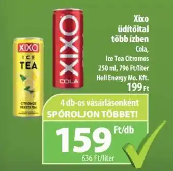 Coop Xixo üdítőital több ízben 250ml ajánlat