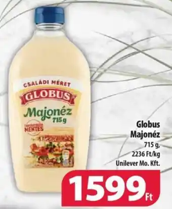 Coop GLOBUS Majonéz 715g ajánlat