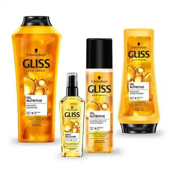 Rossmann Gliss oil nutritive hajápolási csomag ajánlat