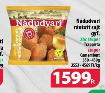 Coop Nádudvari rántott sajt gyf. 350 - 450 g ajánlat