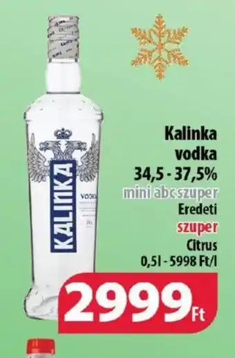 Coop Kalinka vodka 34,5-37,5% 0,5 l ajánlat