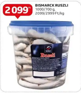 Auchan BISMARCK RUSZLI 1000 - 700 g ajánlat