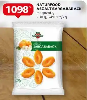 Auchan NATURFOOD ASZALT SÁRGABARACK 200 g ajánlat