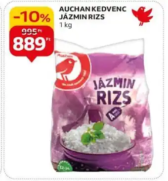 Auchan AUCHAN KEDVENC JAZMIN RIZS 1 kg ajánlat