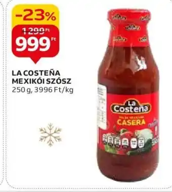 Auchan LA COSTEÑA MEXIKÓI SZÓSZ 250 g ajánlat