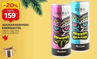 Auchan AUCHAN KEDVENC ENERGIAITAL 250 ml ajánlat