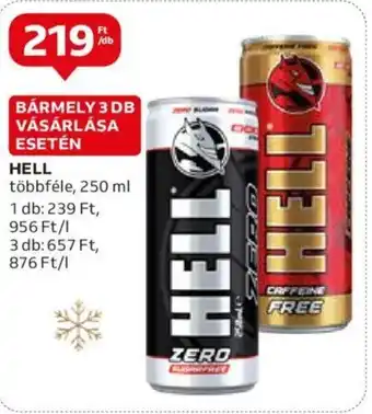 Auchan HELL 250 ml ajánlat