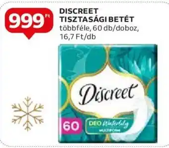 Auchan DISCREET TISZTASÁGI BETÉT 60 db ajánlat