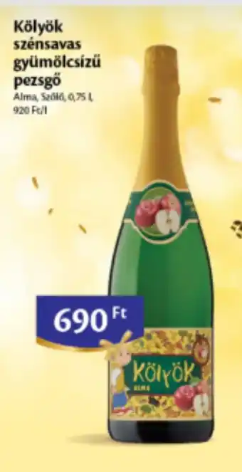 EcoFamily Kölyök szénsavas gyümölcsízű pezsgő 0,75 l ajánlat