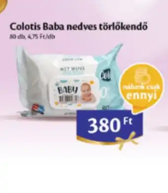 EcoFamily Colotis Baba nedves törlőkendő ajánlat