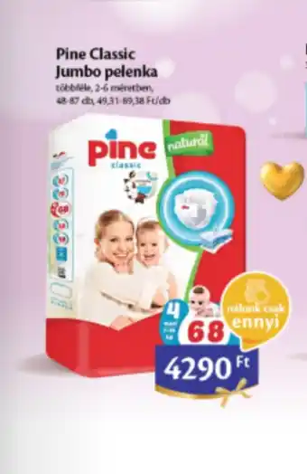 Pine Classic Jumbo pelenka