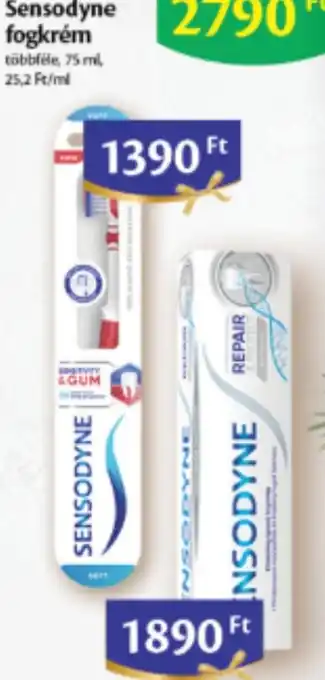 EcoFamily Sensodyne fogkrém 75ml ajánlat