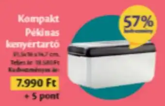 Kompakt Pékinas kenyértartó