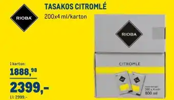 RIOBA TASAKOS CITROMLÉ 200x4ml