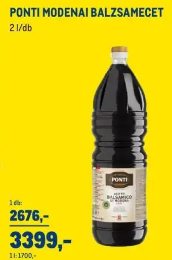 PONTI MODENAI BALZSAMECET 2l
