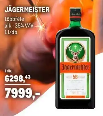 Metro JÄGERMEISTER 1l ajánlat