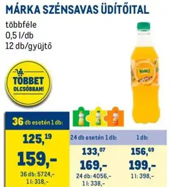 Metro MÁRKA SZÉNSAVAS ÜDÍTŐITAL 0,5l ajánlat