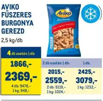 Metro AVIKO FŰSZERES BURGONYA GEREZD 2,5kg ajánlat