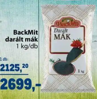 Metro BackMit darált mák 1kg ajánlat