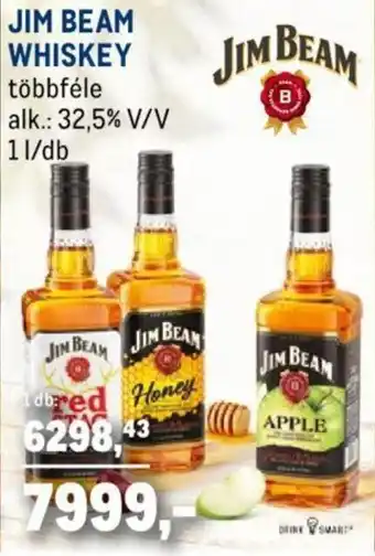 Metro JIM BEAM WHISKEY 1l ajánlat