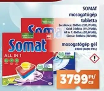 Somat mosogatógép tabletta