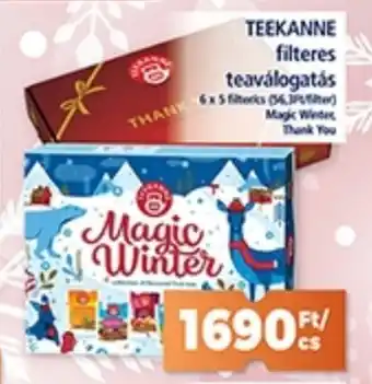 TEEKANNE filteres teaválogatás 6 x 5 db