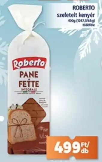 ROBERTO szeletelt kenyér 400 g