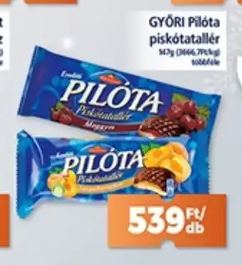 GYŐRI Pílóta piskótatallér 547 g