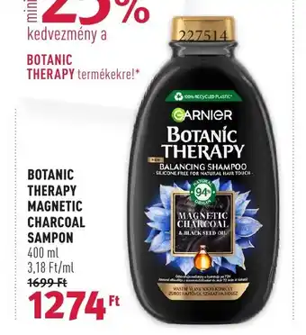 Rossmann BOTANIC THERAPY MAGNETIC CHARCOAL SAMPON 400 ml ajánlat